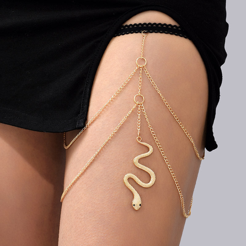 Leg chain snake-shaped multi-layer/Wonderfuu