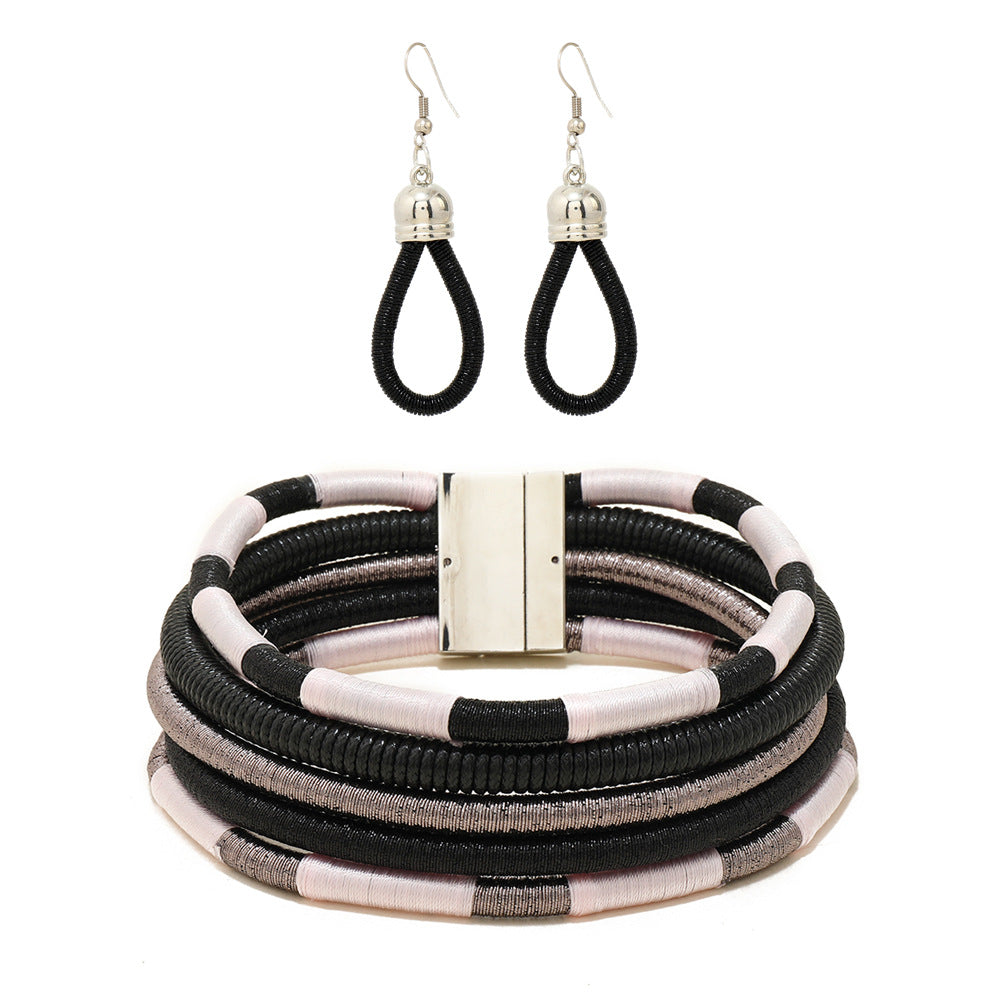 African woven rope necklace /Wonderfuu