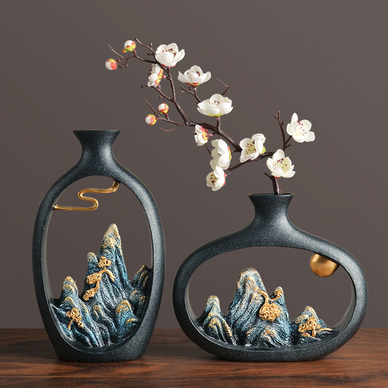 Zen vase of Chinese landscape/Wonderfuu