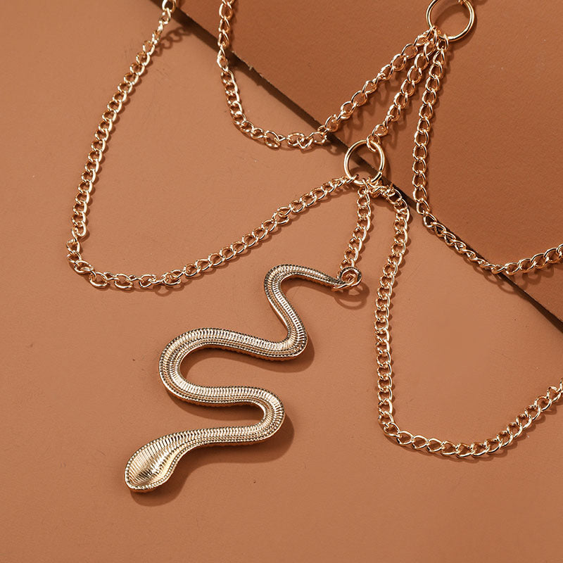 Leg chain snake-shaped multi-layer/Wonderfuu